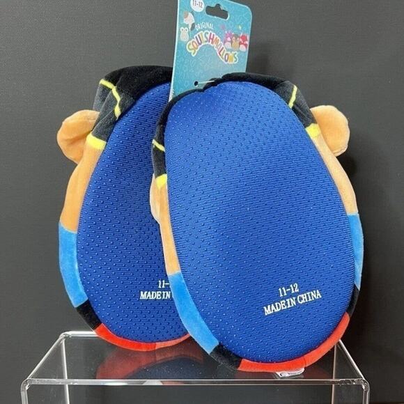 Squishmallows Kelliloon Pirate Bear Slippers Size 11-12 Plush Stuffed Animal - Picture 2 of 5